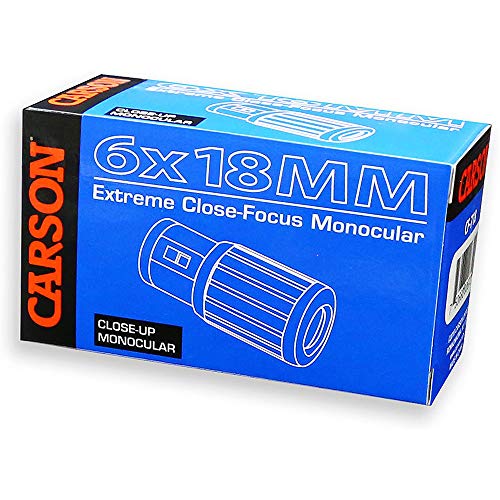 Monóculo Carson Super Compacto Close-Up 6x 18mm, Bege C/Detalhes Preto
