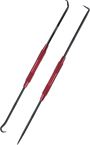 MECCANIXITY Junta de junta tórica y gancho 2 en 1 Juego de junta de sello de aceite de doble cabezal herramienta extractor de destornillador de