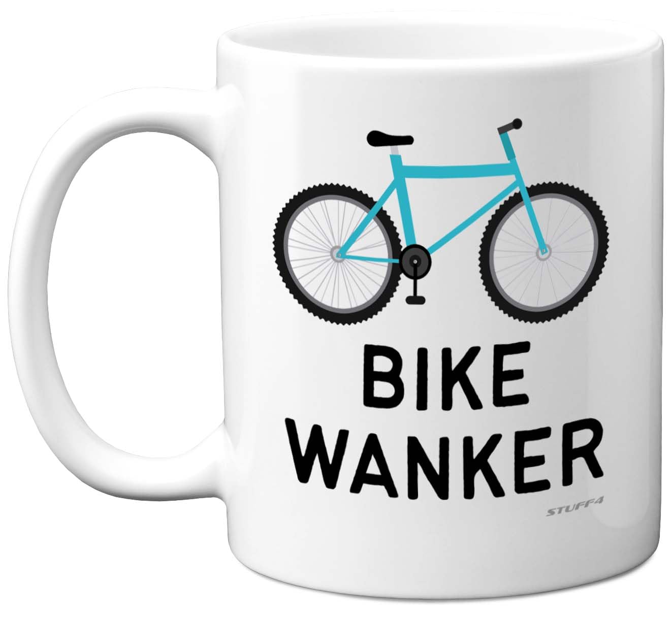 Funny Bike Gifts Mug - Bike W**ker - Rude Funny Christmas for Men Women, Cyclist Mugs Coffee Tea Cup, Novelty Joke Rude Birthday Gift, 11oz Dishwasher and Microwave Safe