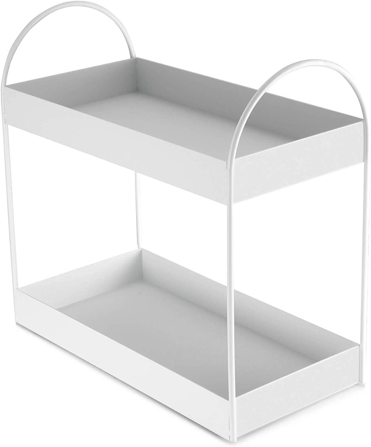 appeasy Kitchen Bathroom Counter-top Storage Organizer- 2 Tier, (White).-picture-10
