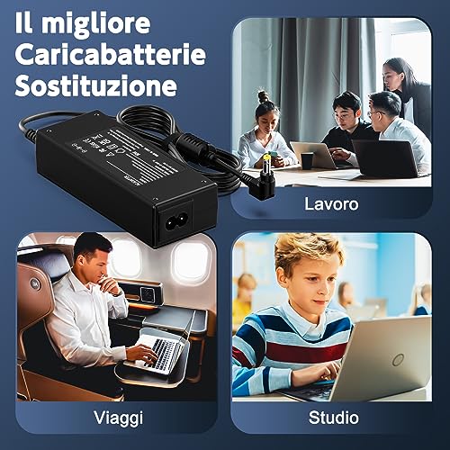 90W Alimentatore pc portatile Caricatore per