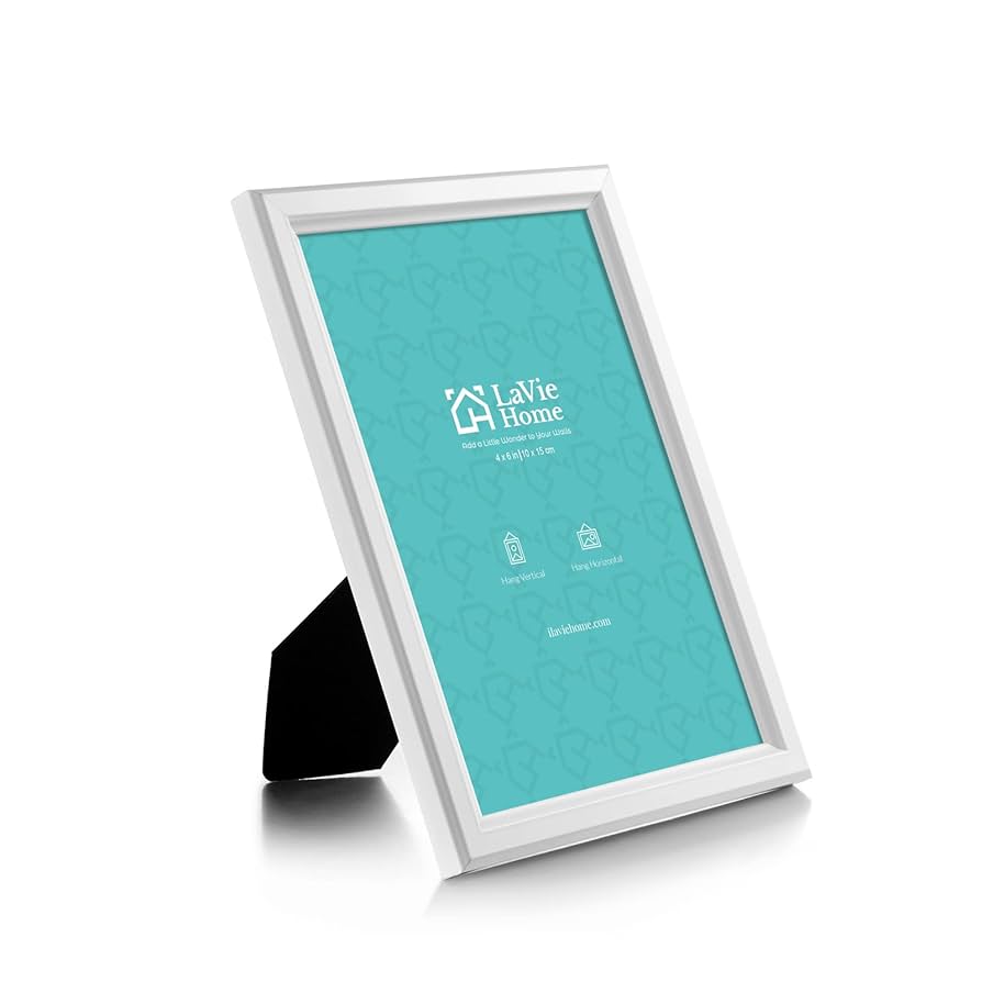 ラヴィページ Amazon.com - LaVie Home 4x6 Picture Frame Set of 6, Display