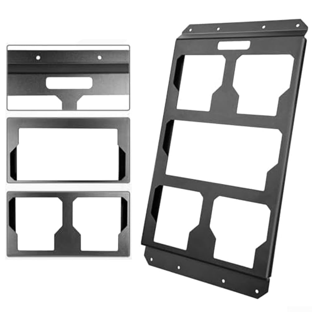 Werkzeugkastenhalter Installationsplatte für Packout, Aluminiumlegierung Montagehalterung für Toolbox Aufbewahrungssystem für Milwaukee Werkzeugkasten Halterung für Packout Montageplatte für Auto Werk