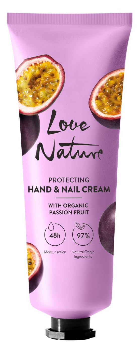 Love Nature Protecting Hand & Nail Cream with Organic Passion Fruit, 48h Moisturisation, 97% Natural Origin Ingredients-image-33