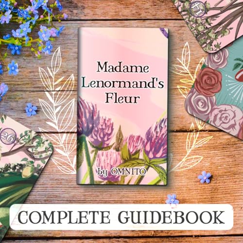 OMNITO Madame Lenormand`s Fleur | Wisdom Oracle for Love and Life | Vintage 36-Card Set with Guide B