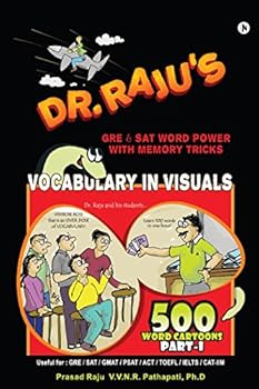 Paperback Vocabulary in Visuals: GRE & SAT Word Power with Memory Tricks Book