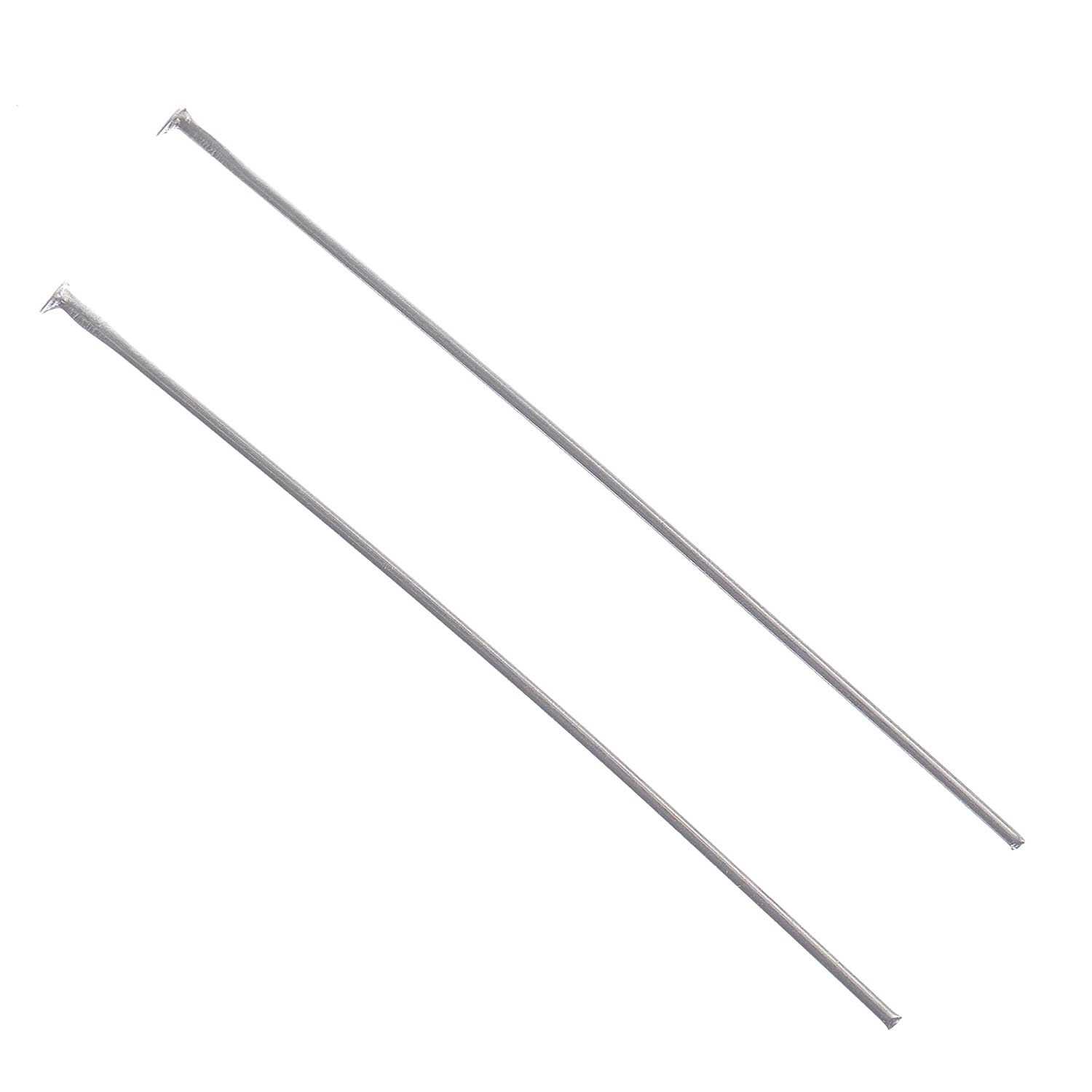John Bead 100pcs Stainless Steel Head Pins 40mm 100pcs - Jewelry Findings Kit for DIY Jewelry Making Supplies Findings