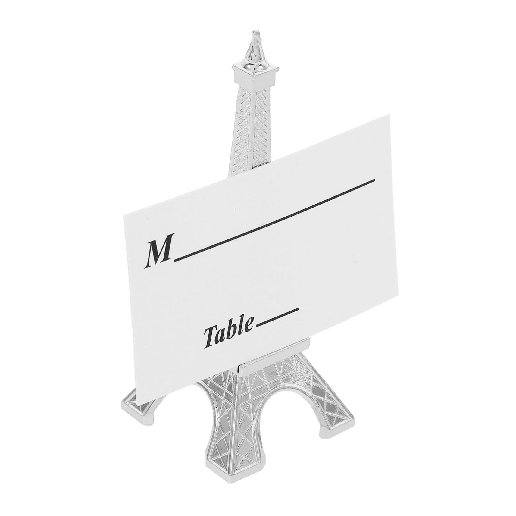 OFFSCH 1Set Eiffel Tower Card Holder Stand Compact Photo Display Clip for Weddings Parties and Events for Table Name Place Cards and Memo Notes