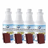 Megabrite - ZAP! Professional Tile & Grout Restorer | Cleans & Restores Porcelain, Fiberglass, Tile, & Grout Surfaces | Rust & Hard Water Remover | Kitchens & Bathroom Porcelain Sinks, Toilets, & Tubs
