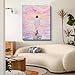 Paint by Numbers for Adults and Kids, Pink Wall Art Religious Christian Painting by Number Kits On Canvas, Jesus Number Artist Paint by Number Kit Funny DIY, Home Wall Decor, Gifts 10X13.78in