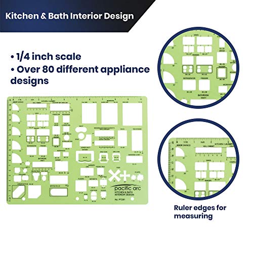 Image of Pacific Arc Kitchen and Bath Interior Design Template Guide, for Bedrooms, Bathrooms, and Kitchens