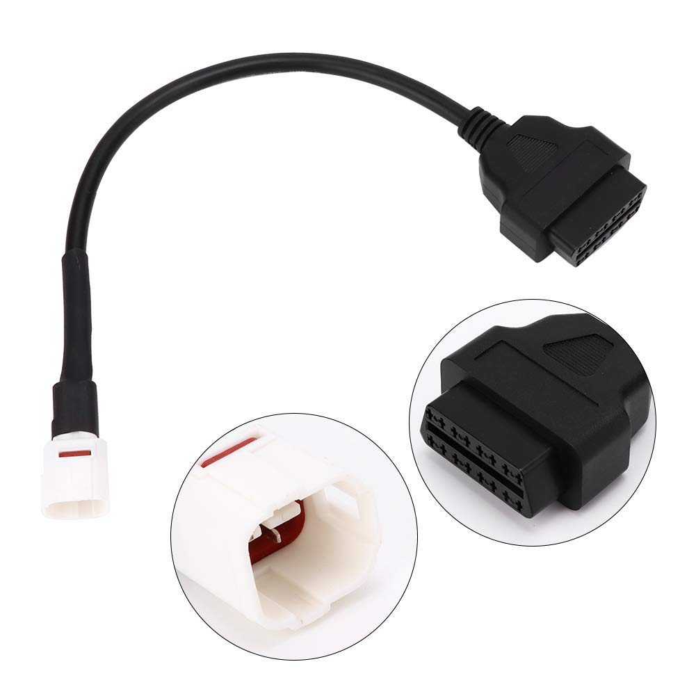 Diagnostic Cable - Odb2 4 Pin Adatto Per Obd2 Reader Adapter Scanner Diagnose Professional Replacement Pin To Fault Code Motorcycle Diagnostic Cable Fit Motorbikes