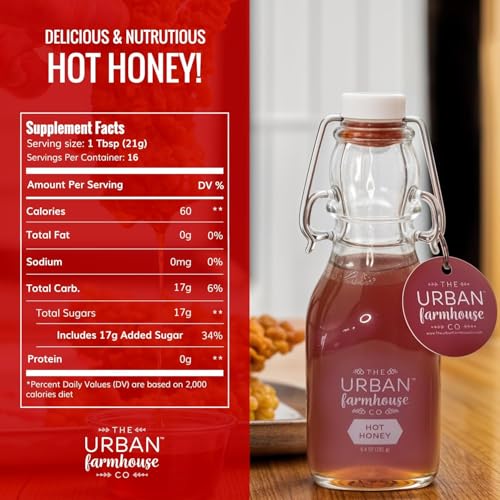 The Urban Farmhouse Co – Miel Picante con Chile 6.4 oz miniatura 2