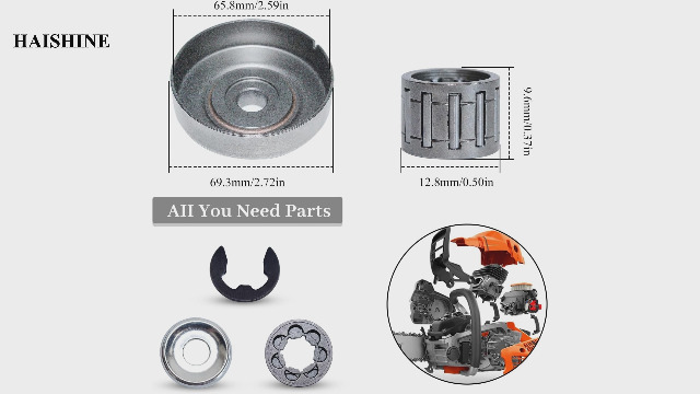 Clutch Drum P7 Sprocket Rim Needle Bearing Washer Kit Fit STIHL