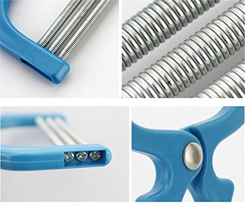 Hangqiao Entfernt Gesichtshaar Tool Enthaarungs Epilierer Pinzette (Blau) - Image 5