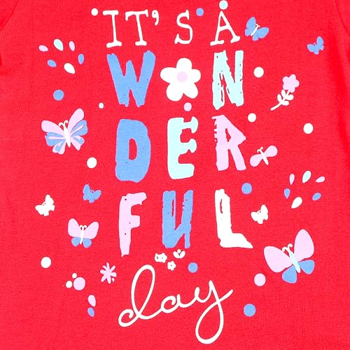 Image of NammaBaby Girl's Soft Cotton Night Suit (Printed T-Shirt & Pant Set /Girls Night Dress /Nightwear) Pack of 1