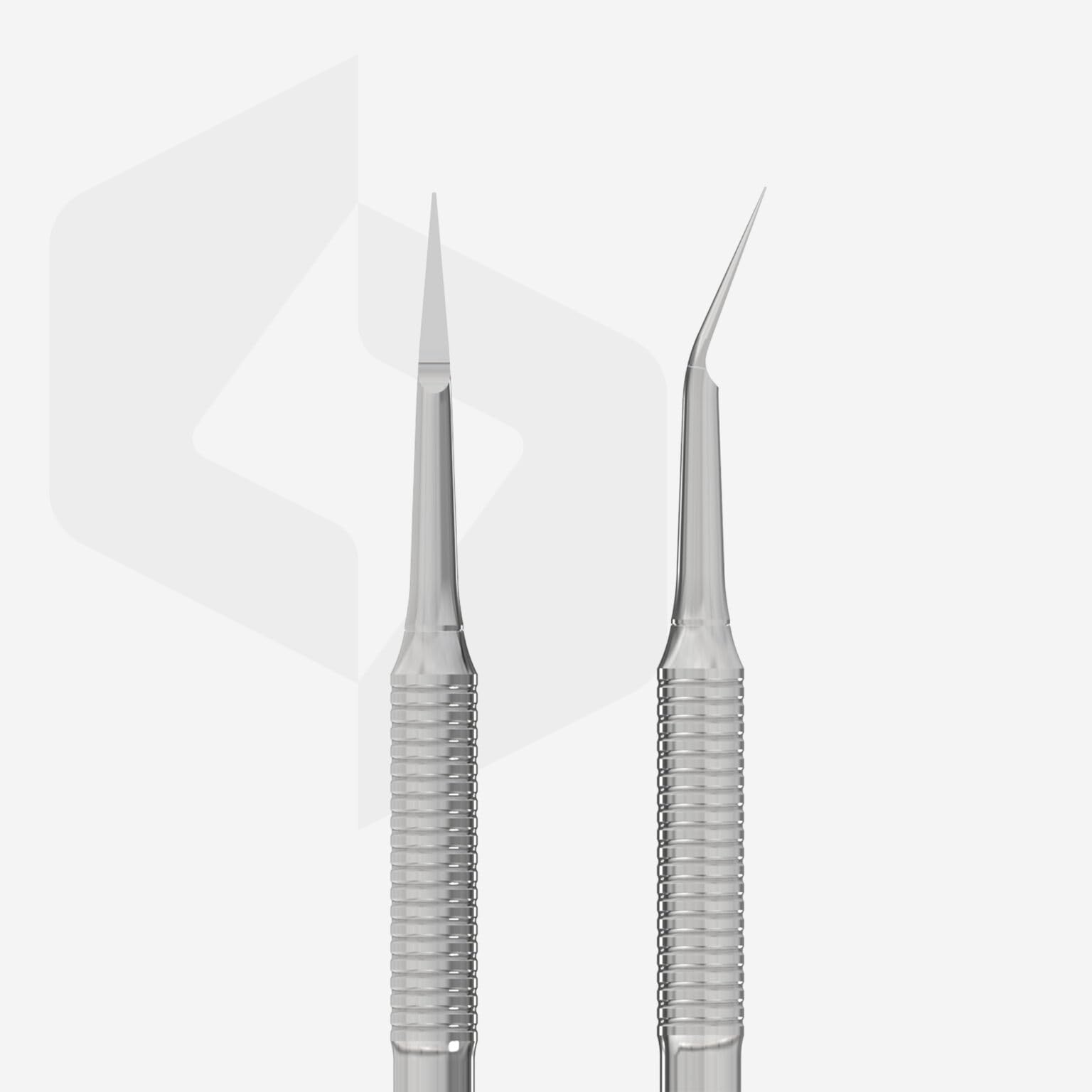 STALEKS PRO by Natury Nails Pedicure Pusher, Two-Pronged Curette, Semi-Ball + Spike, Stainless Steel AISI 420, Expert (PE-20/1) - Image 4