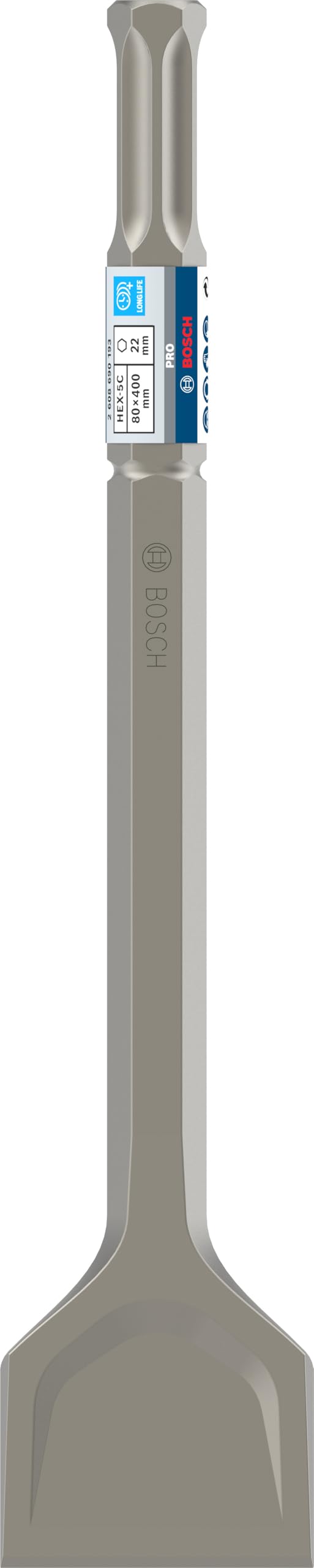 Bosch Profesional Dłuto łopatkowe z chwytem sześciokątnym 22 mm 400 x 80 mm