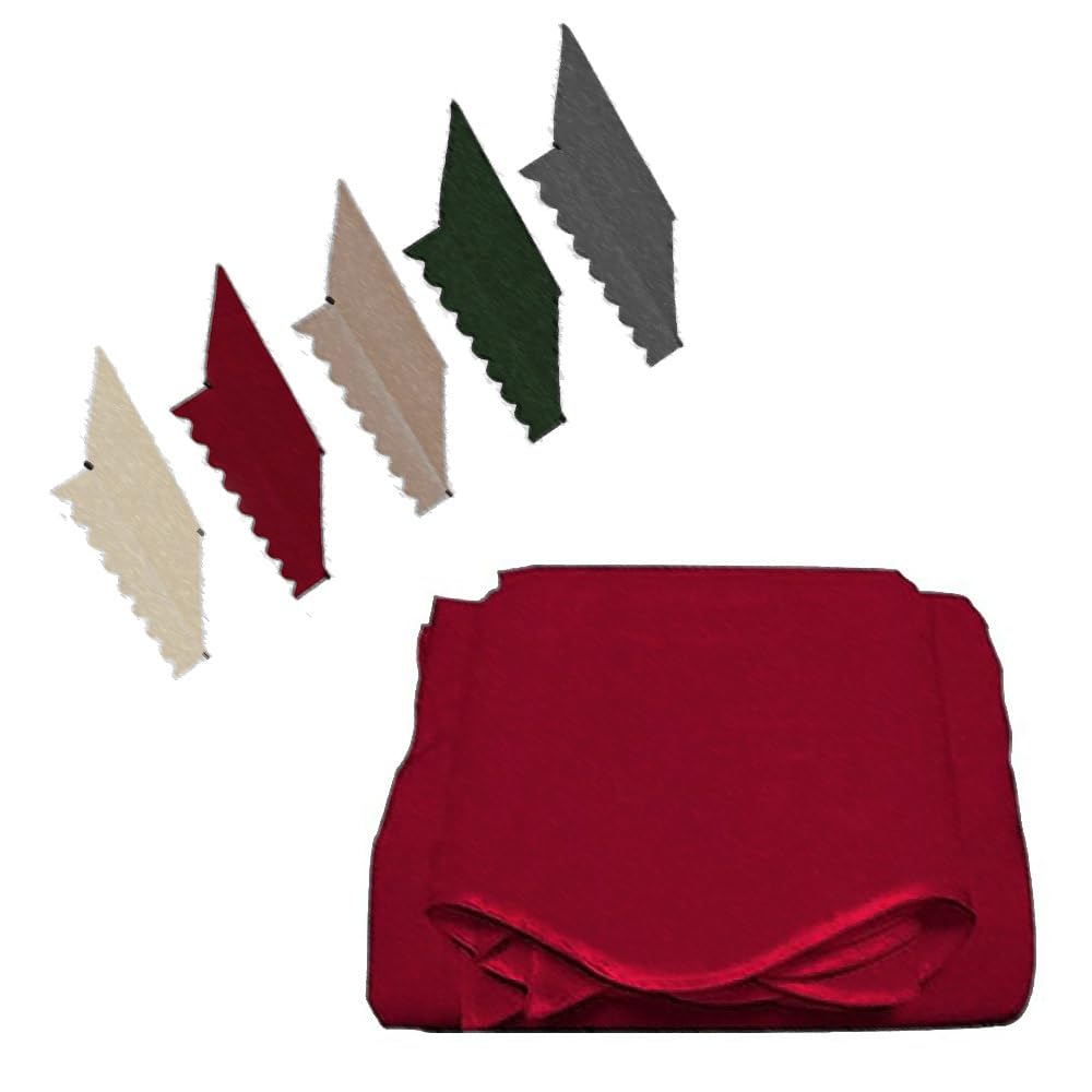 XBTGS Tenda retrattile di ricambio in tessuto impermeabile, copertura multiuso in poliestere, 400 x 300 cm, soluzione ombreggiante per esterni, rosso, 300 x 245 cm