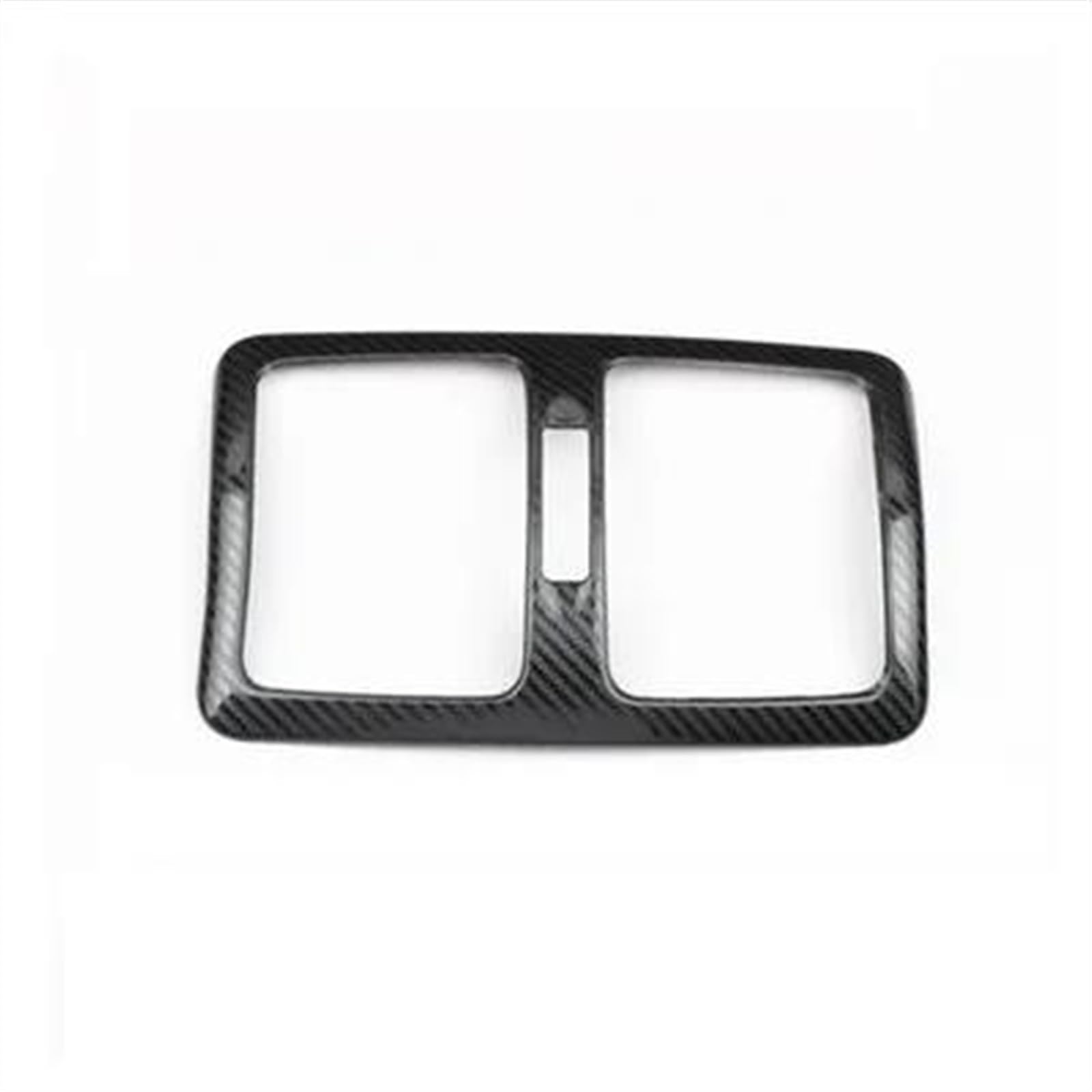 Piwine Carbon Fiber Color Stainless Steel Car Rear Air Conditioning Outlet Vents Frame Cover Trim For Benz E Class Coupe C207 2009-2016