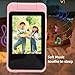 Children Digital Video Camera, Kids Touch Screen Camera with 1080P 48MP 2.8 Inch IPS Display, MP3 Music Player and Rotatable Lens for Toddler Smart Phone Toy (Pinkish)