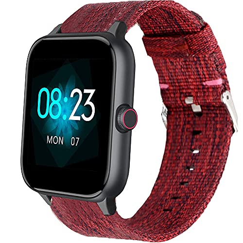 Giaogor Bracelet Compatible with Blackview R3Pro, Nylon Knitted Replacement Watch Strap for Blackview R3Pro Smartwatch