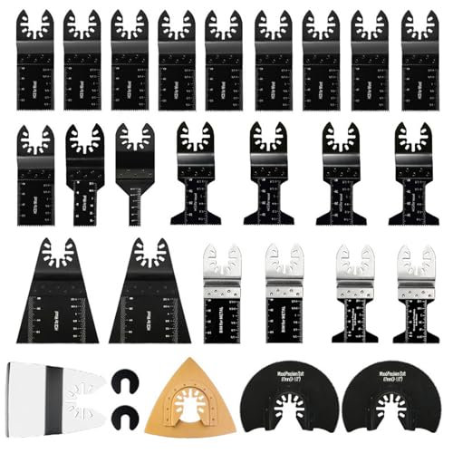 v }`-邩΃X^N, }L^ Multi Tool Saw Blades Set, }`c[ Zb n34mm×n40mm Yf|jbgn jo[Tc[C^[tF[X n ϋvƗlXȋ@BƂ̌݊n