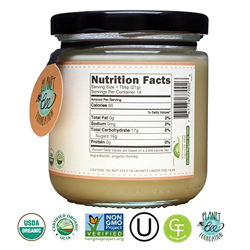 Miel orgánica GREENBOW 100% certificada USDA 311 g miniatura 2
