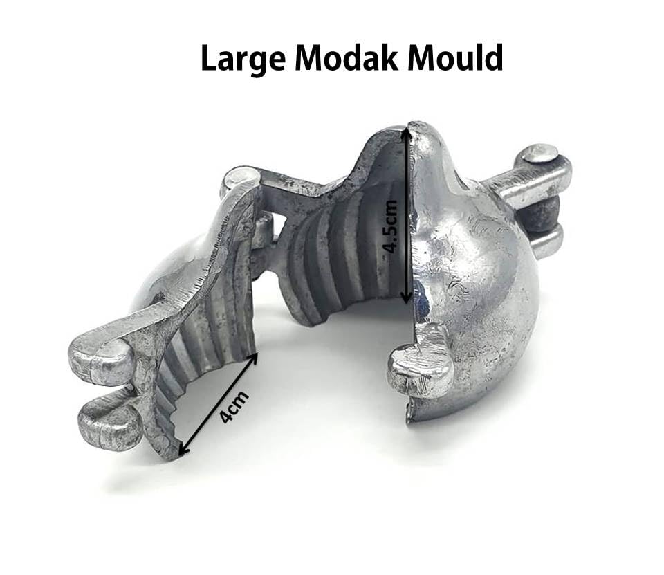 finality Aluminum Modak and Momos Moulds Pack of 2 (Size: 5,7 cm, Combo) 1
