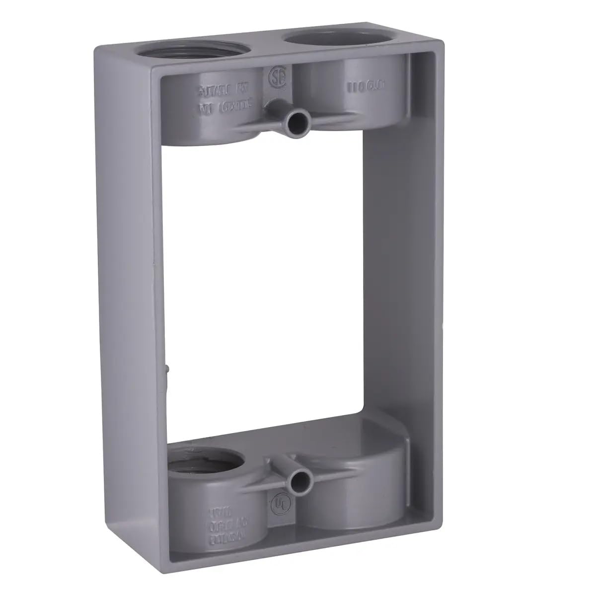 Hubbell-Bell 5403-0 Weatherproof Box Extension Adapter, 5-1/4-Inch X 3-1/2-Inch-image-12