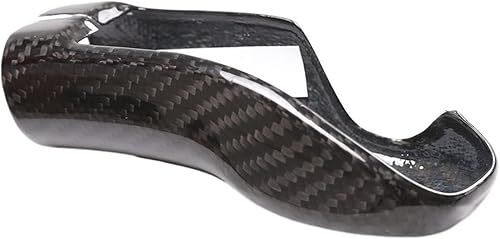 Miniatura 6 de PASGON Compatible con Toyota GR Supra A90 2019-2022 de fibra de carbono real para consola central de coche cubierta de cabezal de cambios calcomanía