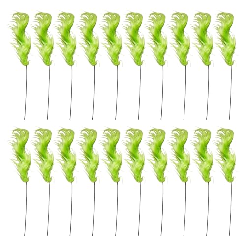 YROHGKPN 20 piezas de puntas de árbol de Navidad Palillos de tela texturizada y mezcla de papel adorno decorativo para presentaciones estacionales con tela envuelta decoración navideña de hierro