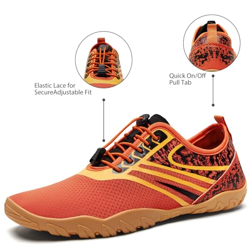 Image of WateLves Water Shoes Mens Womens Barefoot Beach Swim Shoes Quick-Dry Aqua Socks Pool Shoes for Surf Yoga Water Aerobics