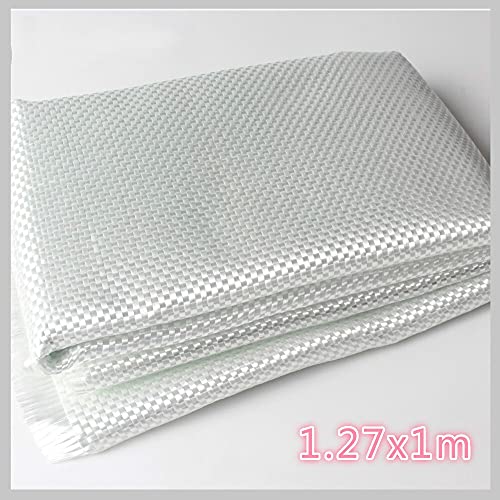 Wnuanjun 1 stuk Glasvezel Geweven Glasvezel Stof Doek 1.27x1m Plain Weave, Versterkte Stof Tool DIY Materiaal - Image 3