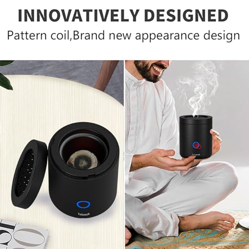 Brûleur d'encens portable mini diffuseur aromathérapie voiture USB C - 6