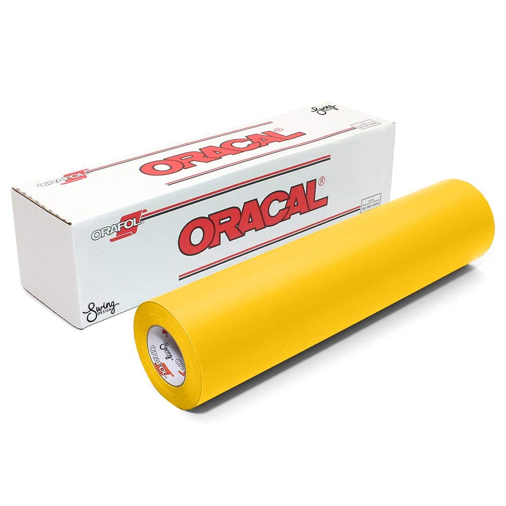 Oracal 631 Matte Vinyl 12 Inches X 6 Feet - Yellow