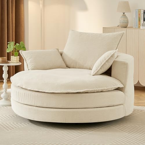 Sillón Plegable Beige miniatura 3