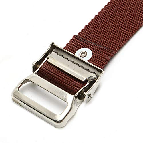 Leg Band Strap, Adjustable Comfort Drywall Home Improvement Stilts Firm Leg Band Straps Loop For Men And Women, Replacement Part For Stilts, Brown #TOP4