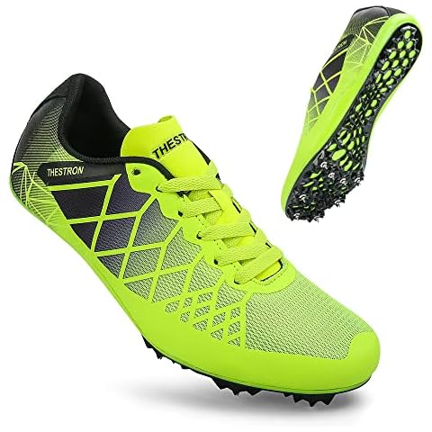 THESTRON Profesional Spikes Pista y Campo Zapatos para Hombres Mujeres Niños Cover