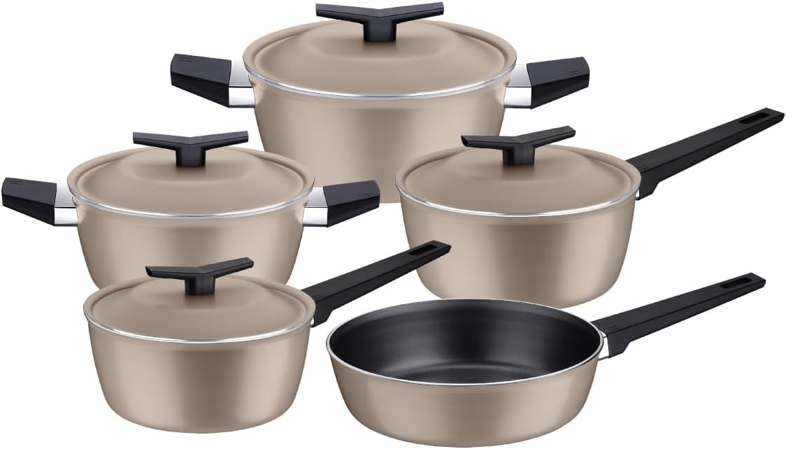 Jogo De Panelas Tramontina Spezia Induction Em Alumínio Com ... - imagem principal do produto