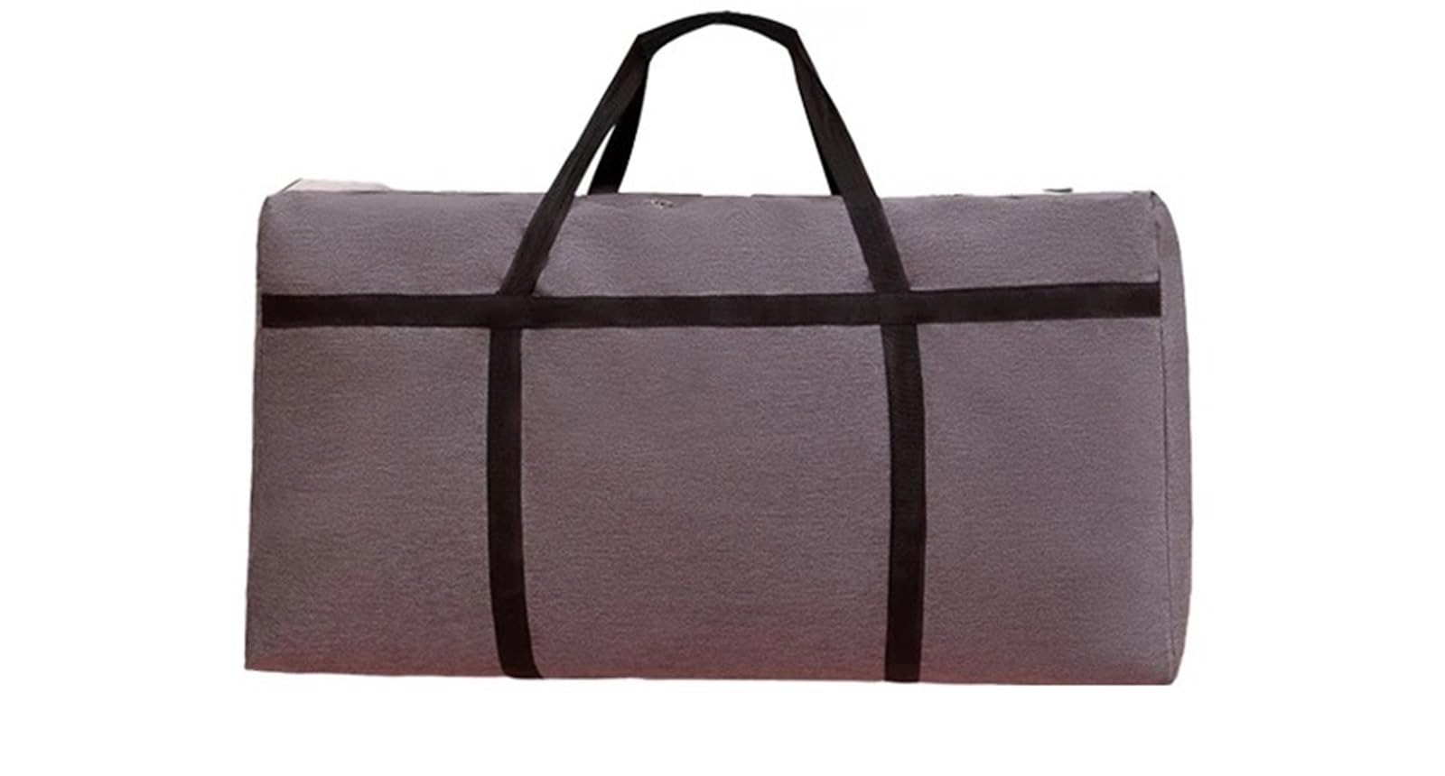 ITRHJTGP Moving Bags Large Capacity Folding Duffle Bag Travel Clothes Storage Bags Zipper Oxford Moving Waterproof Quilt Portable for Travelling(Grey,90x45x25cm)