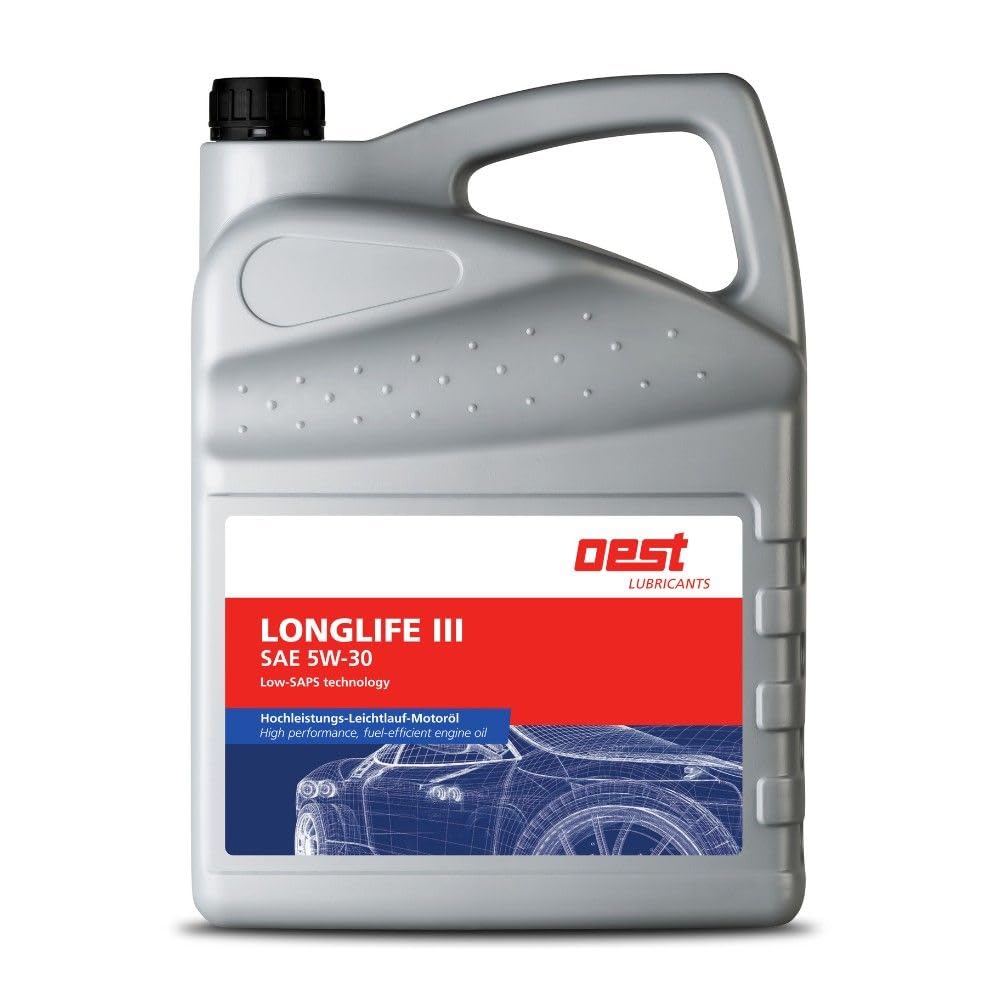 OEST Longlife III SAE 5W-30 Hochleistungs-Leichtlauf Motoröl (4x5L)
