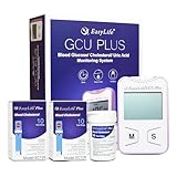 Total Cholesterol Test Quick and Simple | EasyLife Plus | 20 Tests with Meter (GCU)