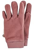 Sterntaler Fingerhandschuh Microfleece mit elastischen Bündchen – Warme Kinder Handschuhe – Mädchen Winterhandschuhe - Accessoire für kühlere Tage – rosenholz, Größe 2