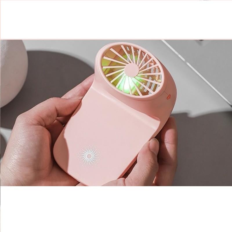 Glencoe PORTABLE MOBILE PHONE HOLDER FAN PERSONAL FAN MULTI- FUNCTION FAN HANDHELD CHARGING FAN (BATTERY NOT INCLUDE)
