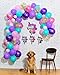 Unicorn Balloons Arch 114pcs & Garland Kit (Gold Confetti .Pearlescent Pink Purple.Light Purple.Mint Green.White.)Tying Tools+Decorating Strip+Points stickers+Flower Clips+Ribbon .Shower Unicorn Party