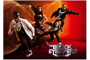 Boom Boom Pow Black Eyed Peas Band Photo Postcard