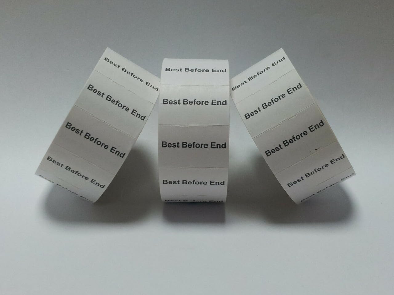 JIO CT7 26 x16 mm Price Gun Label- Printed 'Best Before end' Stickers Tags, Compatible with Avery, sato, Puma, Lynx, motex & Many More Price Gun Refill for Retail Shop and Tagging | 10-Rolls