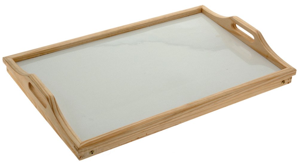 Lit Plateau en bois avec pieds pliables 50 x 30 cm