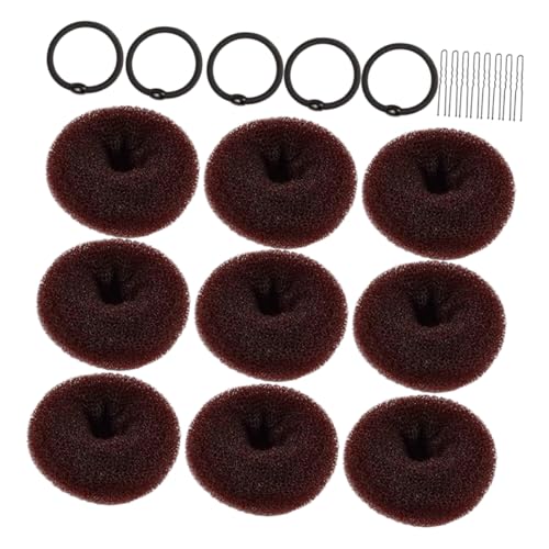 FONDOTIN Recogidos con Donut Moldeador de Moños para Mujer y Niña Accesorios Elásticos y Horquillas para Peinados Diarios y Fiestas Diseño Compacto y Portátil Profesional Fácil y Rápido